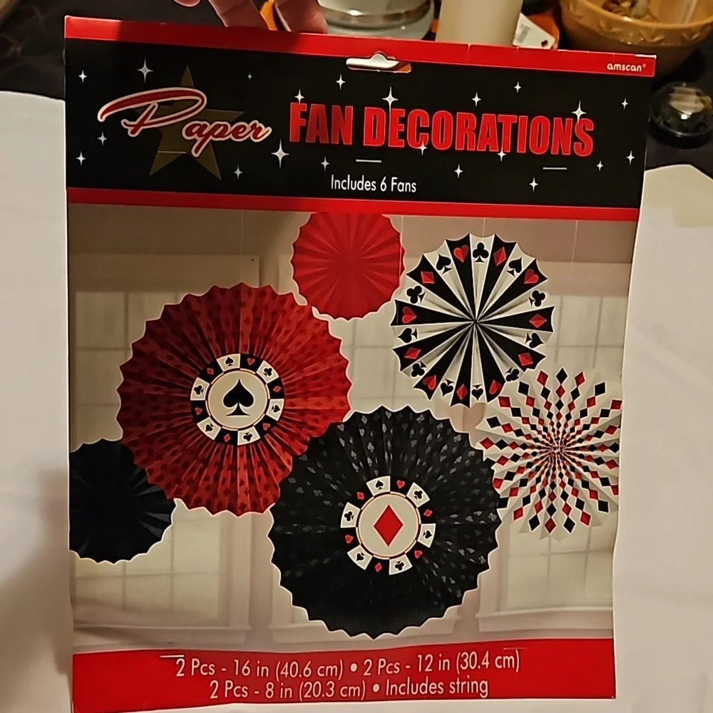 Party Decorations & Invitation Set  Lady Luck Casino Card Night